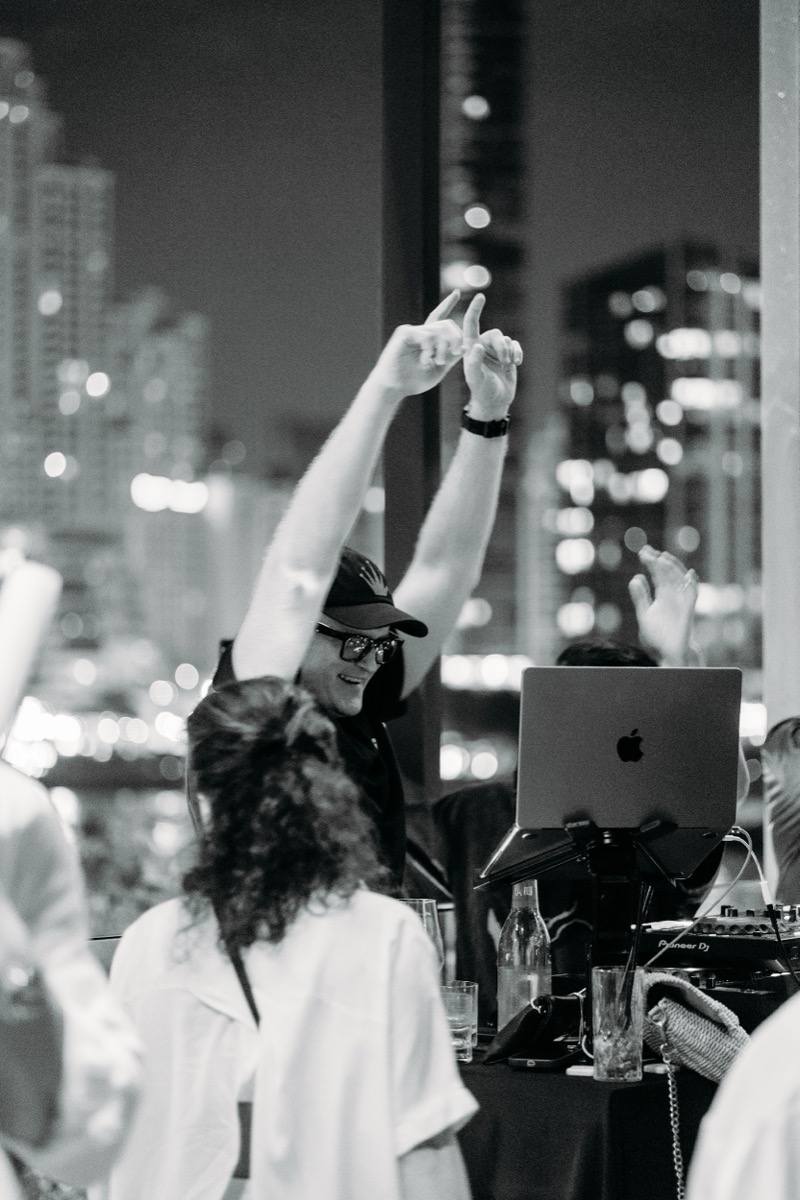 DJ performing at a LeverTech event